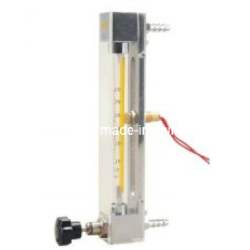 Medidor de Flujo de Tubo de Vidrio con Interruptor de Límite de Alarma-Rotameter de Tubo de Vidrio